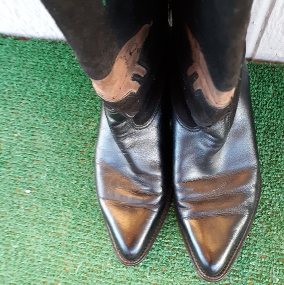 Unique Zodiac Cowboy/girl Leather Boots. - Picture 2 of 8